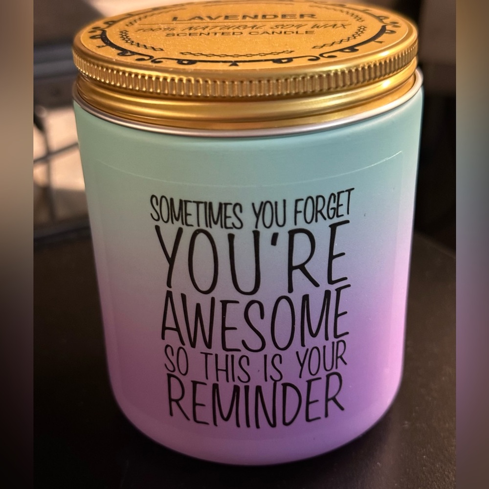 🕯️ Lavender 100% Natural Soy Wax Scented Candle